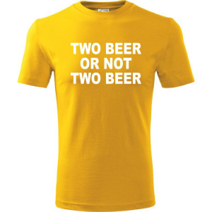 Męska koszulka - Two beer or not two beer