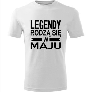 Męska koszulka - Legendy rodzą się w maju