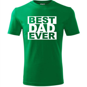 Męska koszulka - Best dad ever. Dla taty na urodziny dzień ojca