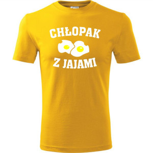 Męska koszulka - Chłopak z jajami