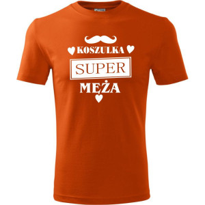 Męska koszulka - Koszulka super męża