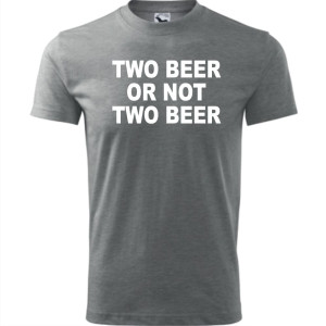 Męska koszulka - Two beer or not two beer