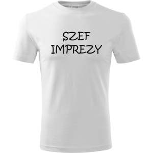 Męska koszulka - Szef imprezy