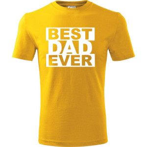 Męska koszulka - Best dad ever. Dla taty na urodziny dzień ojca