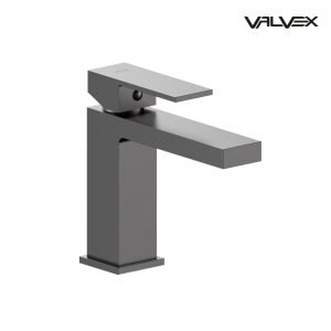 Valvex Ars bateria umywalkowa niska kolor grafit szczotkowany ( Gun Metal ) 2419850