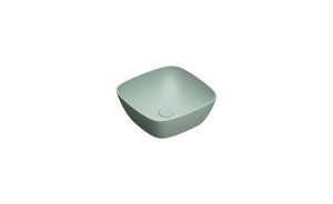Catalano Green Lux Colori umywalka nablatowa 40x40 cm kolor zielony mat 140APGRLXVS