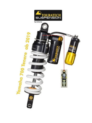 Amortyzator Extreme Touratech do Yamaha 700 Tenere (19-24)