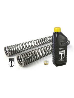 Zestaw sprężyn progresywnych przedniego zawieszenia widelca Touratech Black-T do BMW RnineT Scrambler / Urban G/S (15-24)