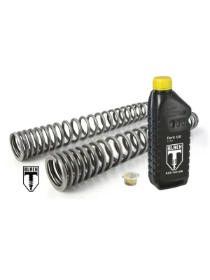 Zestaw sprężyn progresywnych przedniego widelca Black-T Stage1 Touratech Harley Davidson FLTRXSE CVO Road Glide (18-22)
