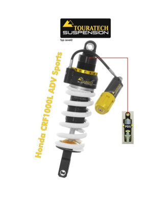Amortyzator typ level 2/PDS Touratech do Honda CRF1000L Adventure Sport (18-22)