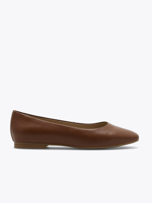 Roberto Rosso Trieste Ballerina Leather - Cognac - Lys Såle Gul storrelse 37 female