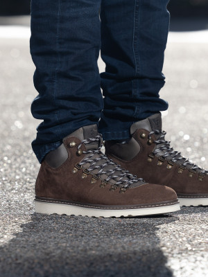 Gregers - Orkney Ii Suede Brown Brun storrelse 46 male