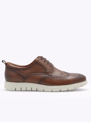 Gregers - Cosmobrogue Leather Cognac Brun storrelse 45 male