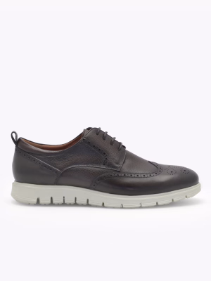 Gregers - Cosmobrogue Leather Dark Brown Brun storrelse 43 male