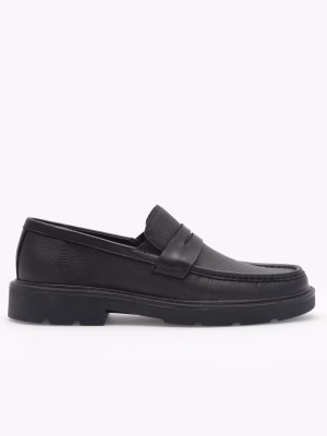 Gregers - Mondo Loafer Leather Black Sort storrelse 43 male