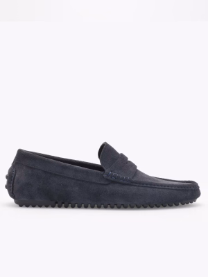 Gregers - Racelite B Suede Navy Blå storrelse 43 male