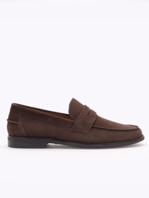 Gregers - Trago Suede Dark Brown Brun storrelse 44 male