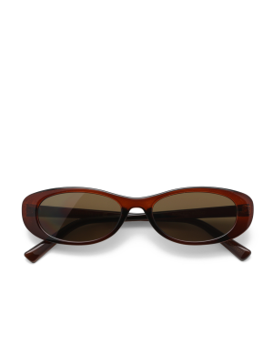 Roberto Rosso Como Sunglasses Brown Brun storrelse o female