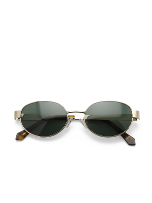 Roberto Rosso Isola Sunglasses Gold Metallic Mønster storrelse o female