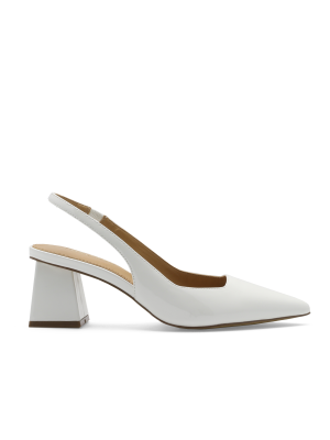 Roberto Rosso Pia Slingback White Hvit storrelse 38 female