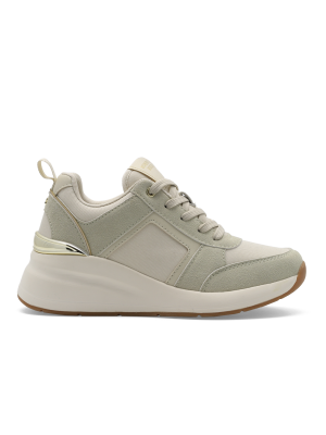 Roberto Rosso Sade Wedge Sneaker Beige Beige storrelse 37 female