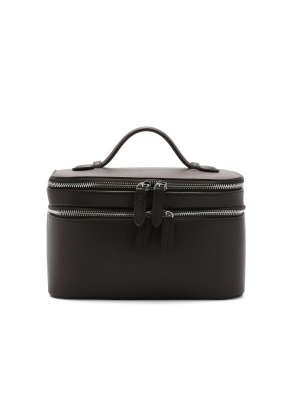 Roberto Rosso Terra Beauty Cosmetic Bag Dark Brown Brun storrelse o female