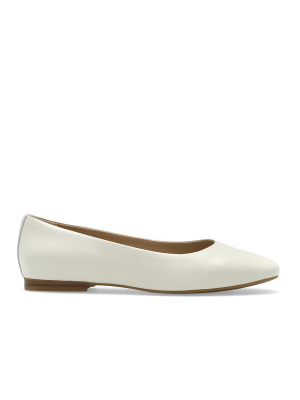 Roberto Rosso Trieste Ballerina Leather Cream Hvit storrelse 40 female