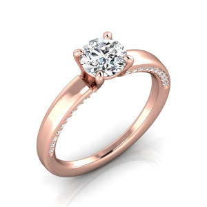 Verlobungsring VR36 333er Rotgold - 9522 - Antragsring