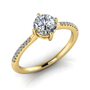 Verlobungsring VR18 333er Gelbgold - 0151 - Antragsring