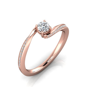 Verlobungsring VR32 333er Rotgold - 8755 - Antragsring