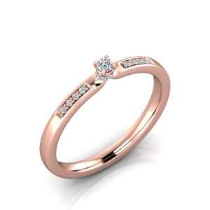 Verlobungsring VR39 333er Rotgold - 0492 - Antragsring