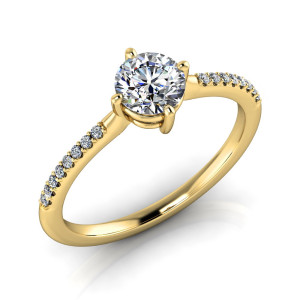 Verlobungsring VR18 333er Gelbgold - 0150 - Antragsring