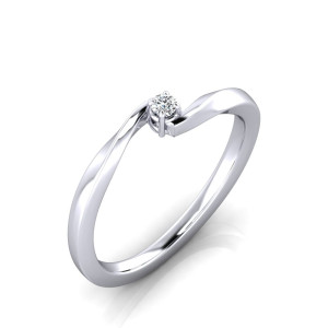 Verlobungsring VR31 925er Silber - 5740 - Antragsring