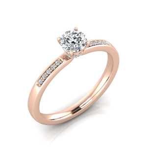 Verlobungsring VR39 333er Roségold - 0458 - Antragsring