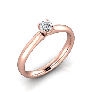 Verlobungsring VR40 333er Rotgold - 0610 - Antragsring