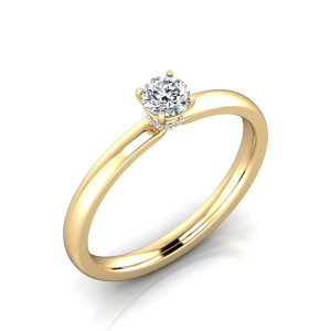 Verlobungsring VR38 333er Gelbgold - 0274 - Antragsring