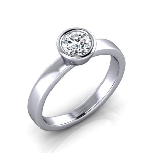 Verlobungsring VR29 950er Platin - 3706 - Antragsring