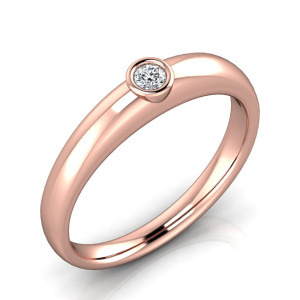 Verlobungsring VR37 333er Rotgold - 9628 - Antragsring