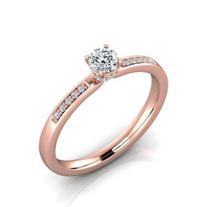 Verlobungsring VR39 333er Rotgold - 0494 - Antragsring