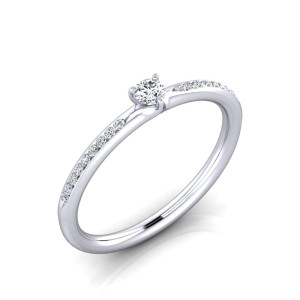 Verlobungsring VR34 925er Silber - 9169 - Antragsring