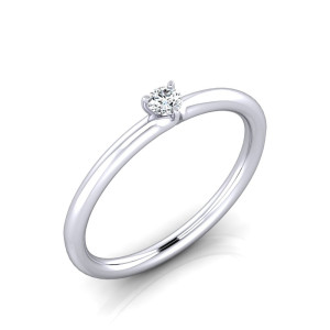 Verlobungsring VR33 925er Silber - 8899 - Antragsring