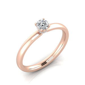 Verlobungsring VR38 333er Roségold - 0292 - Antragsring