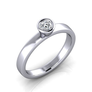 Verlobungsring VR29 950er Platin - 3702 - Antragsring