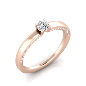 Verlobungsring VR36 333er Roségold - 9507 - Antragsring