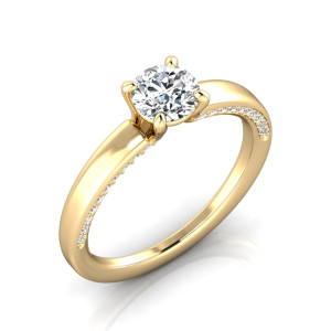 Verlobungsring VR36 333er Gelbgold - 9389 - Antragsring