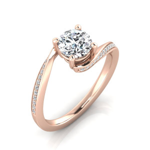 Verlobungsring VR32 333er Roségold - 8722 - Antragsring
