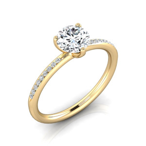 Verlobungsring VR34 333er Gelbgold - 9118 - Antragsring