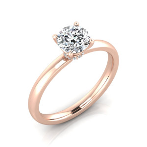 Verlobungsring VR38 333er Roségold - 0295 - Antragsring