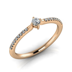 Verlobungsring VR18 333er Roségold - 0165 - Antragsring
