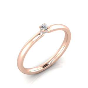 Verlobungsring VR38 333er Roségold - 0290 - Antragsring
